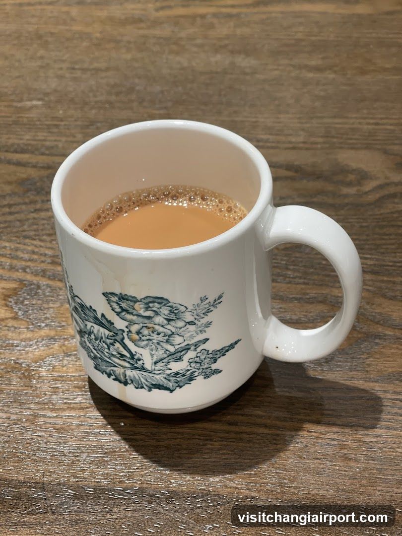 Mug of Tea on Wooden Table