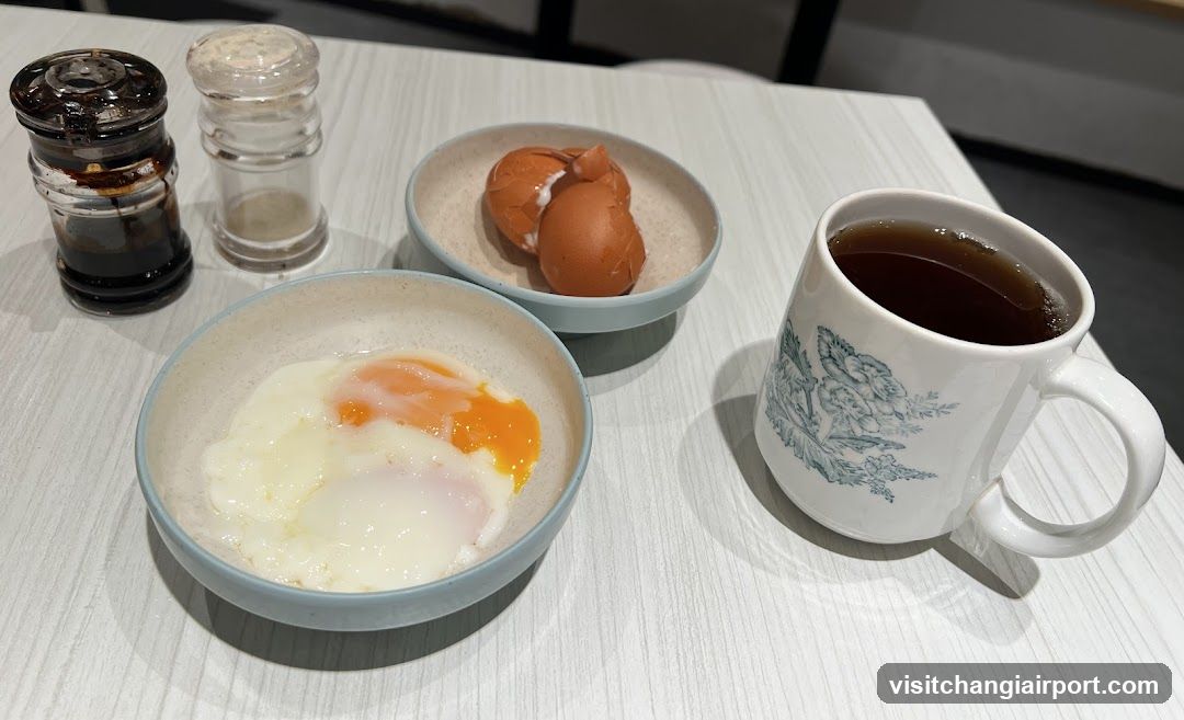 Breakfast with Eggs and Coffee