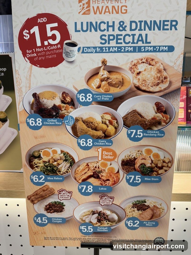 Heavenly Wang Lunch & Dinner Special Menu