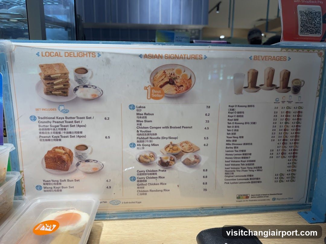 Asian Restaurant Menu Board