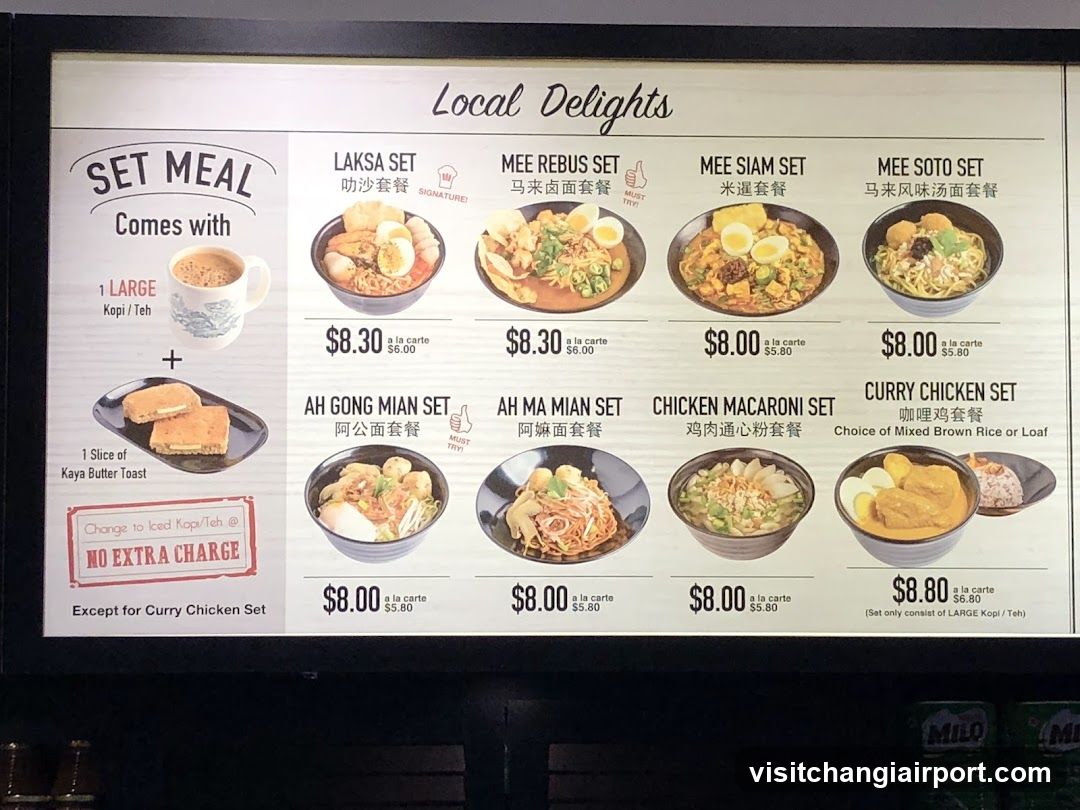 Local Delights Menu Board