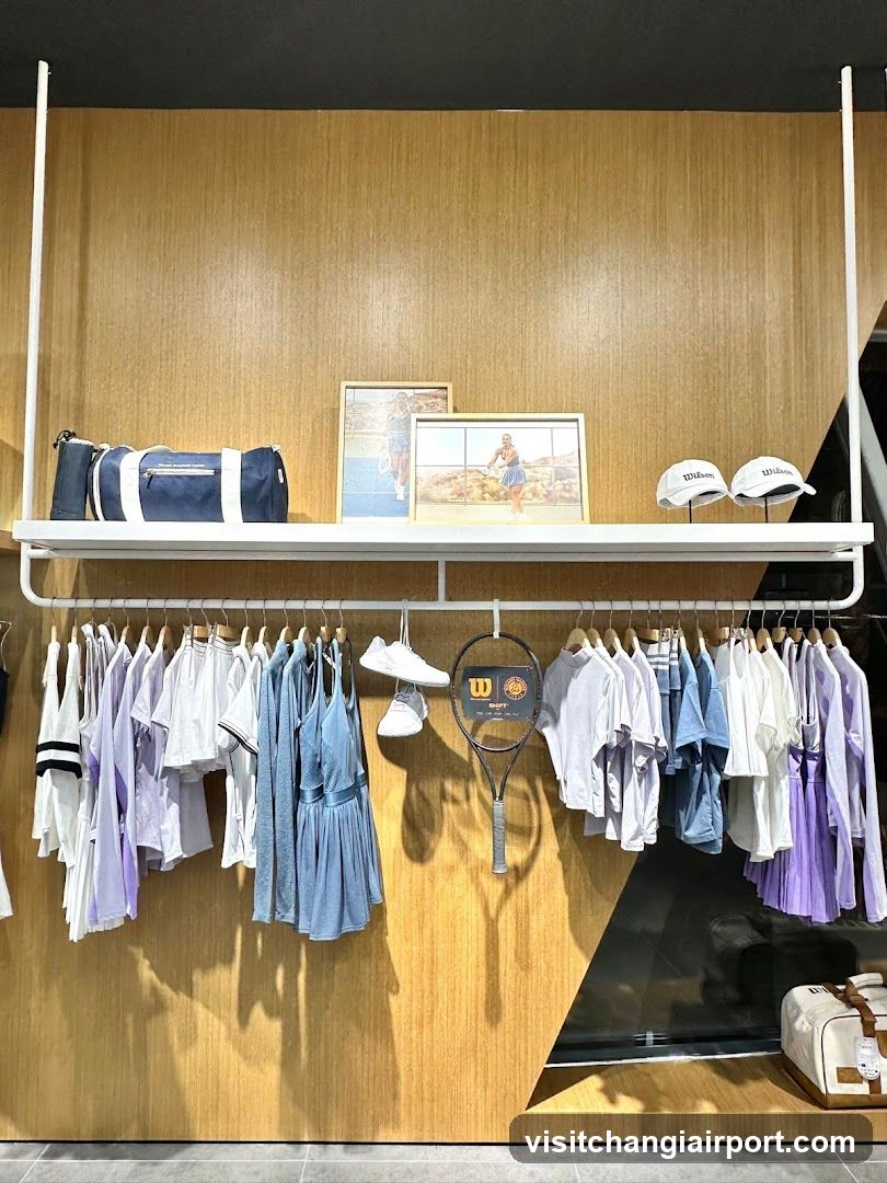 Tennis Apparel Display