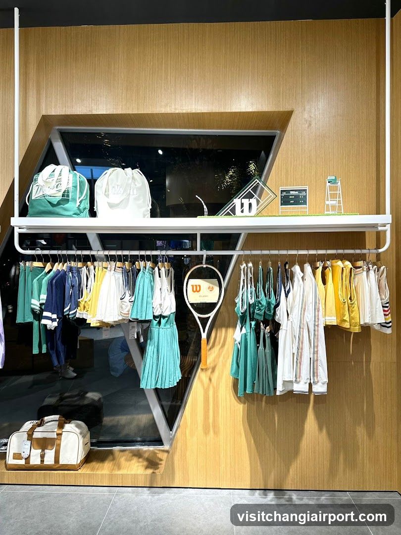 Tennis Apparel Display