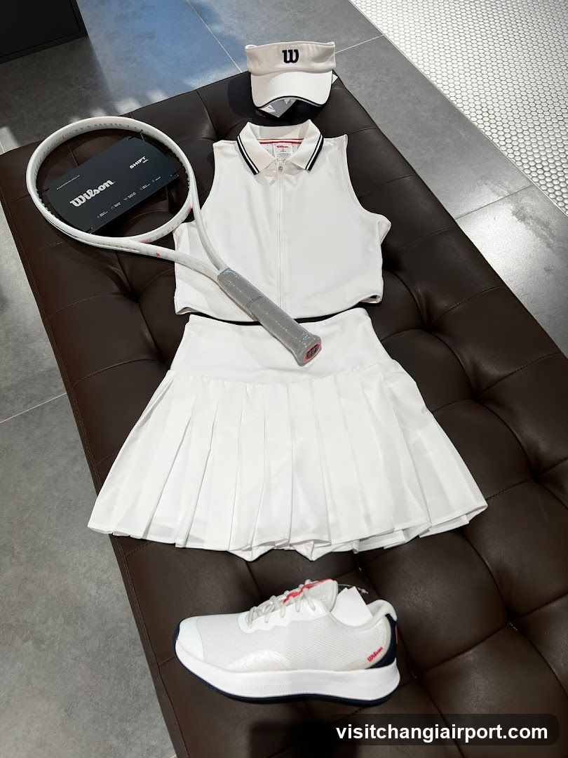 Womens Tennis Outfit Display