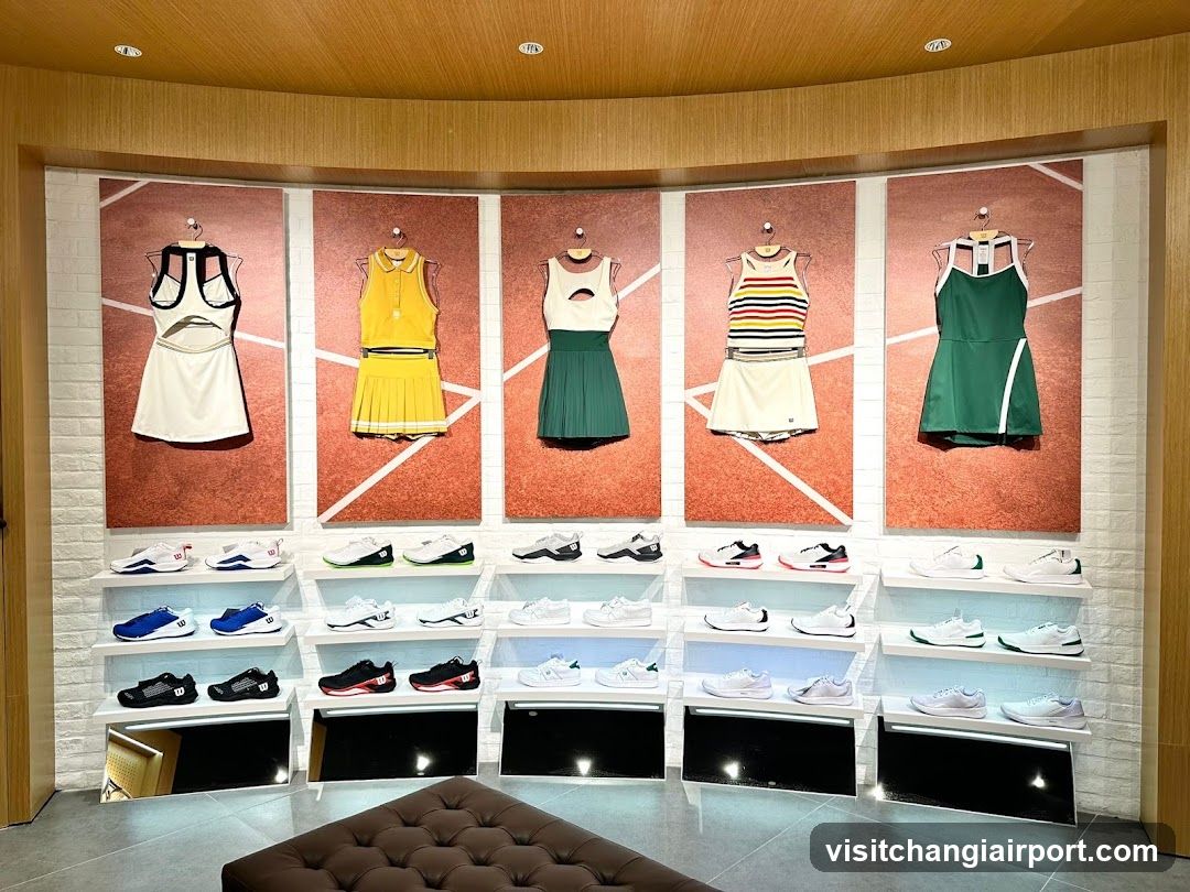 Tennis Apparel Display