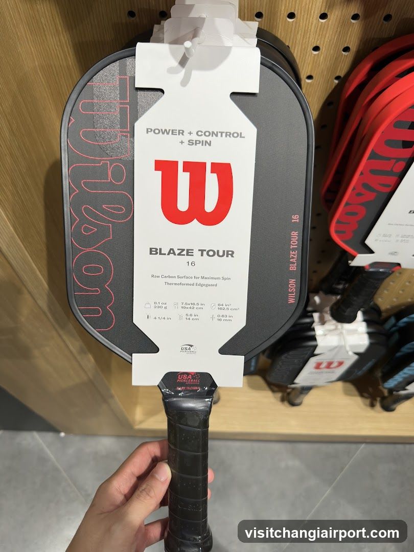 Wilson Blaze Tour 16 Table Tennis Paddle Display