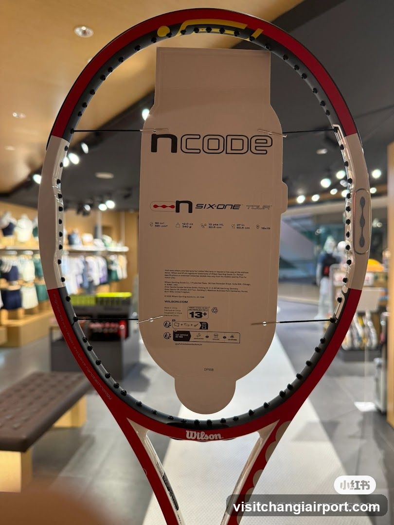 Wilson nCode SixOne Tour Tennis Racket Display