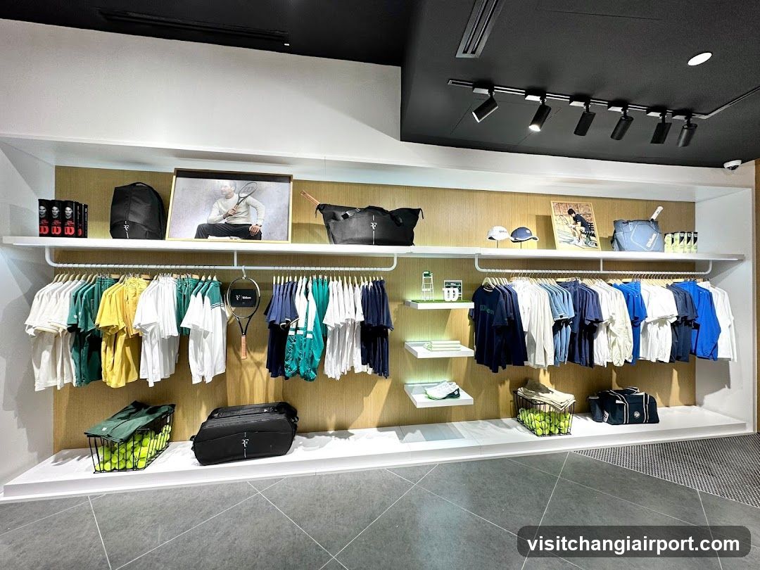 Tennis Apparel Display