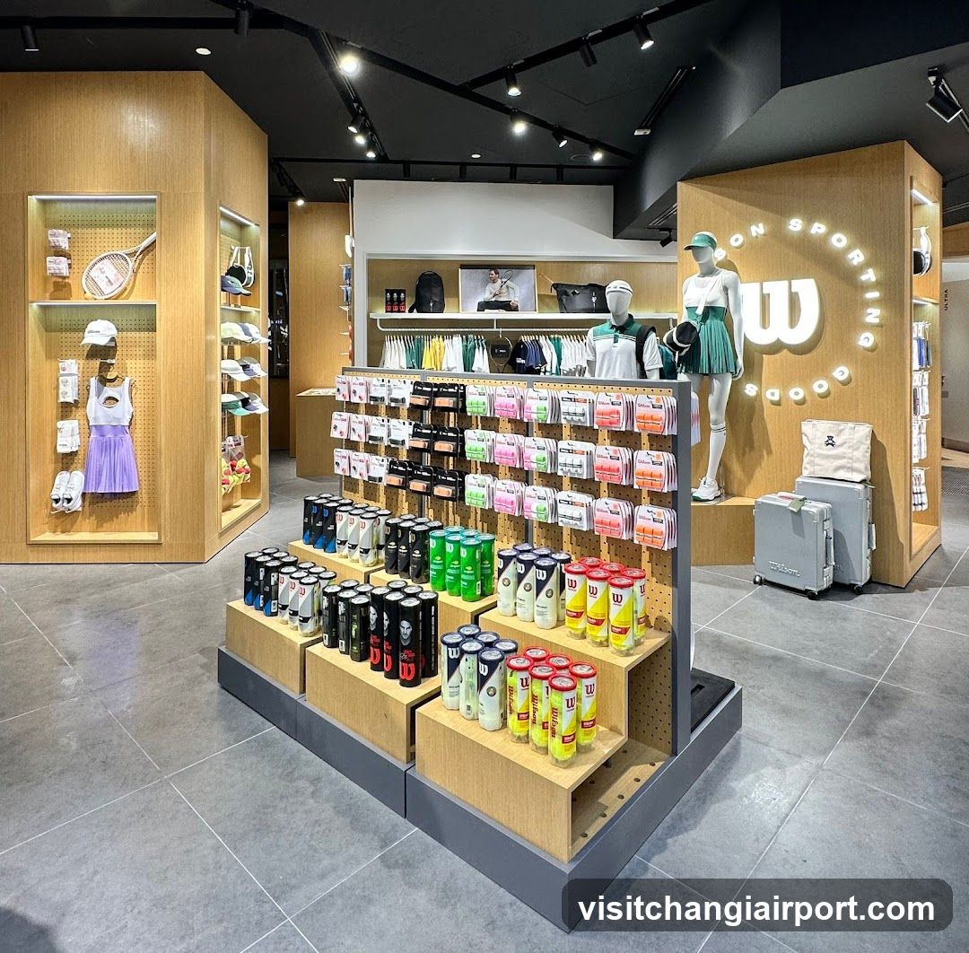 W Tennis Store Interior