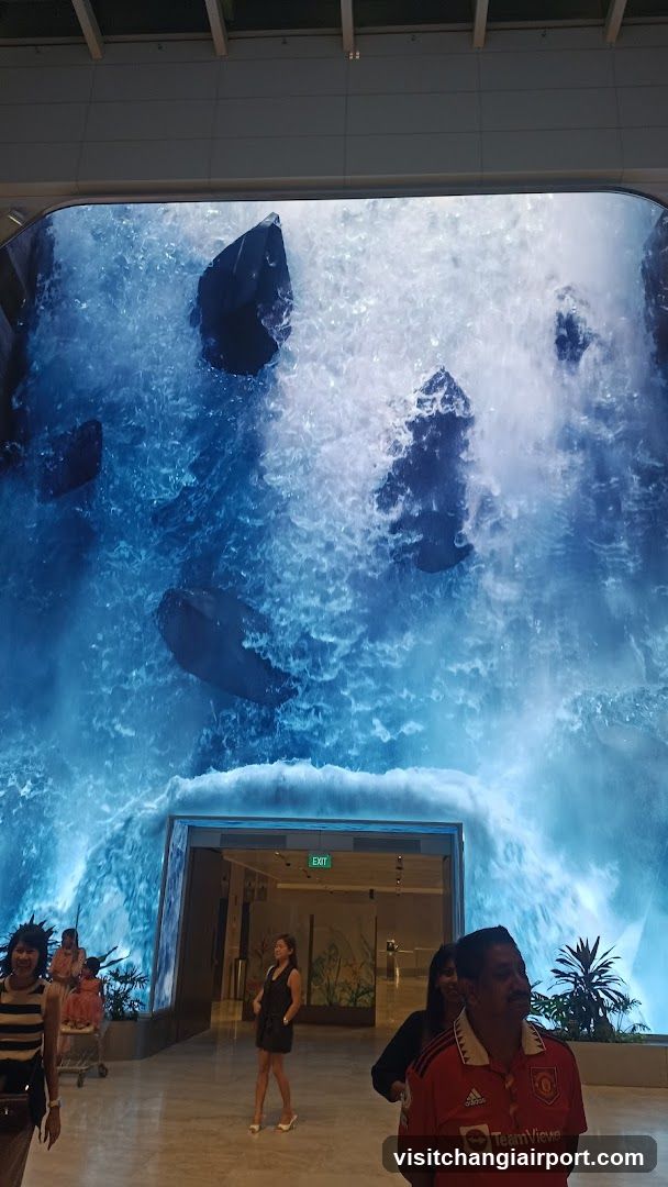 Large Waterfall Display Interior