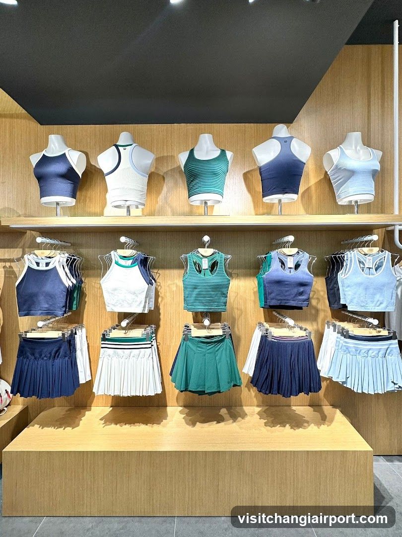 Tennis Apparel Display