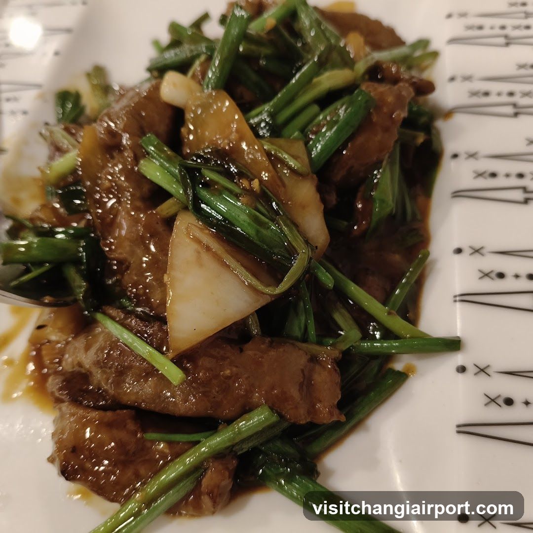 Stir-fried Meat with Green Onions
