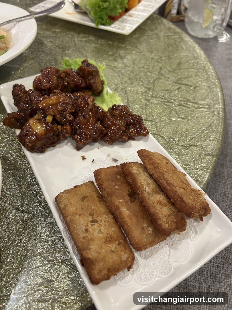 Fried Chicken and Fish Cakes