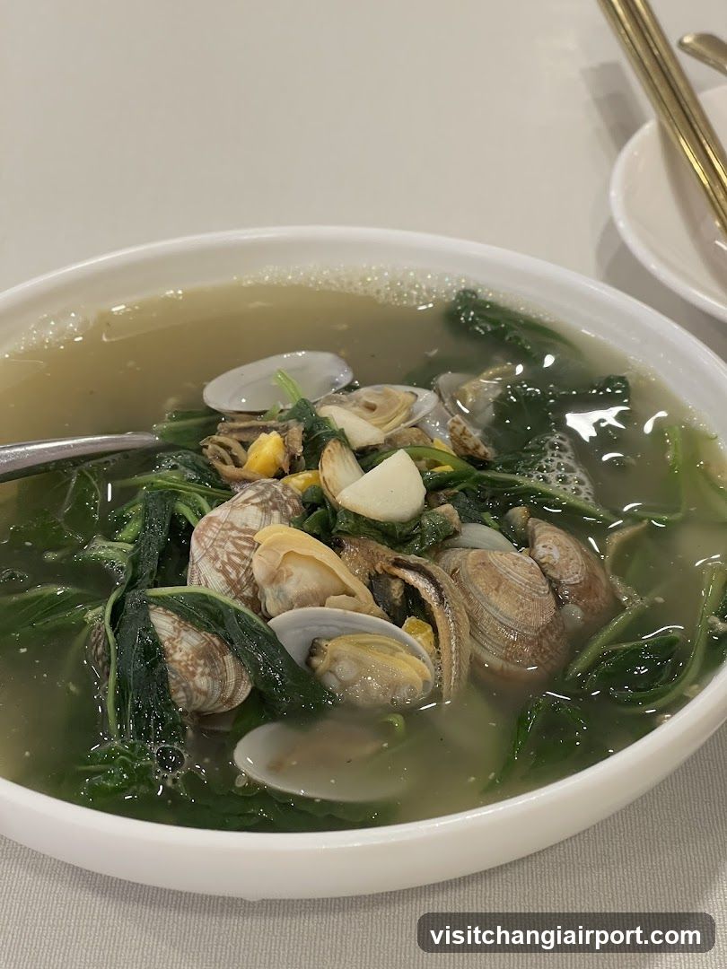 Clam Soup with Greens