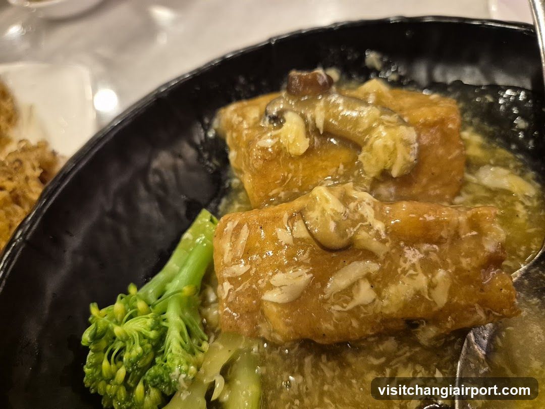 Sauced Tofu with Broccoli
