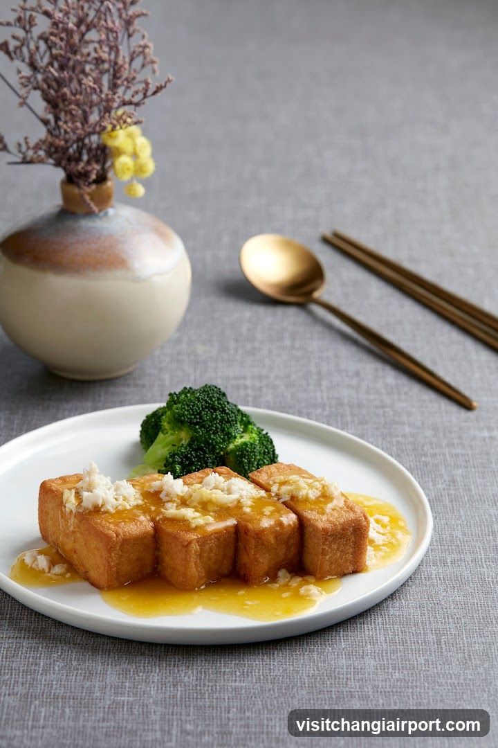 Stuffed Tofu with Broccoli