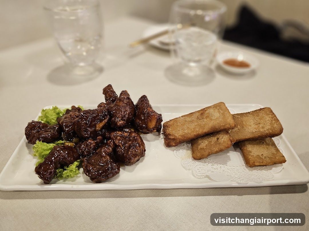 Sauced Chicken and Fried Tofu