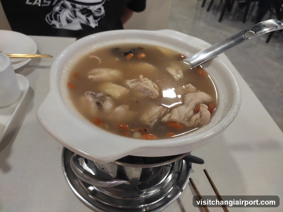 Hot Soup with Chicken and Vegetables