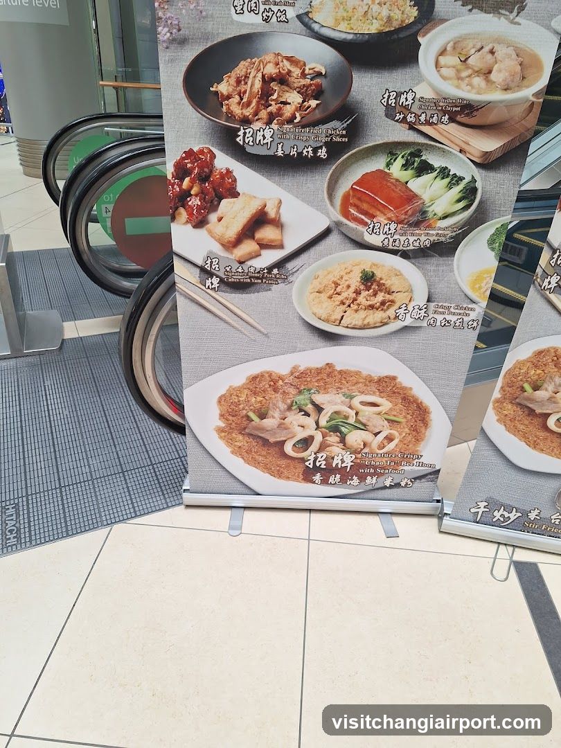 Food Menu Display Stand