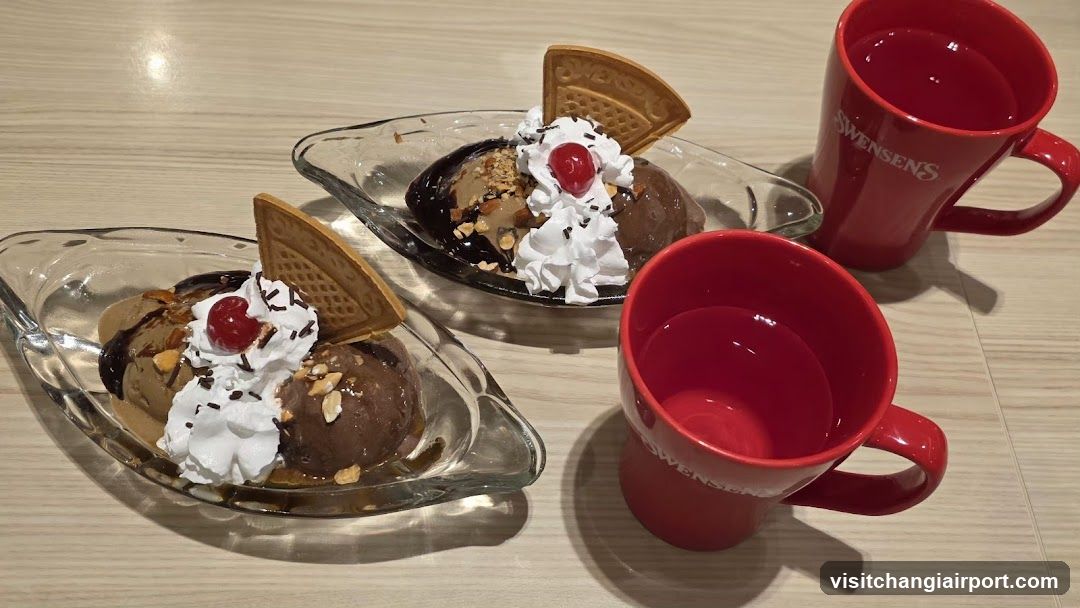 Swensen's Ice Cream Desserts and Mugs
