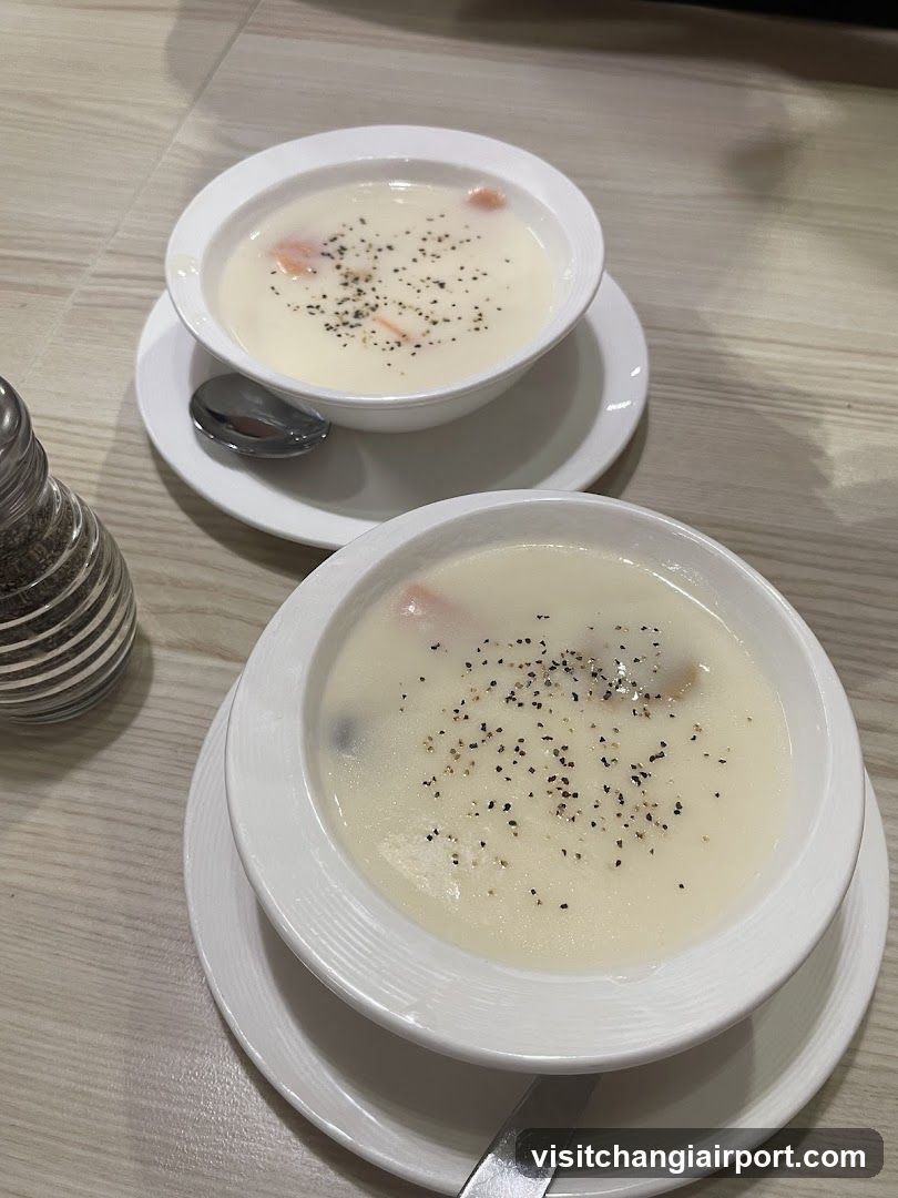 Creamy Soup with Seasoning