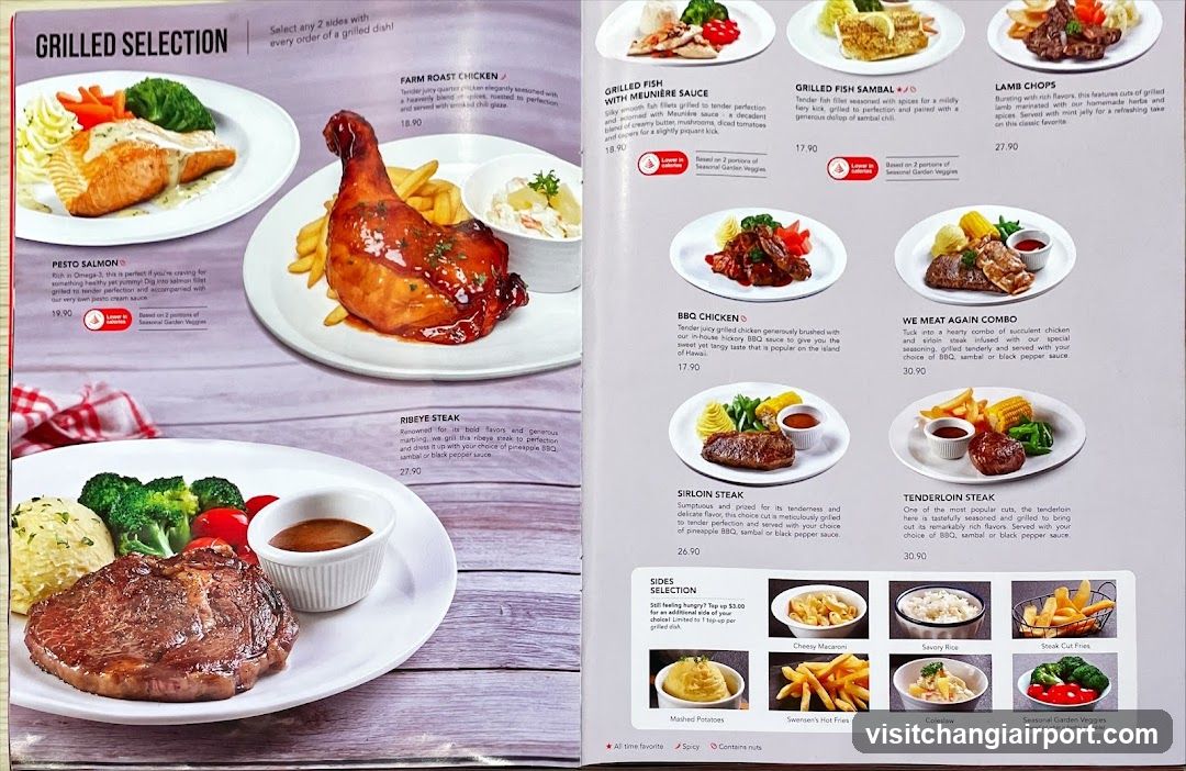 Grilled Selection Menu