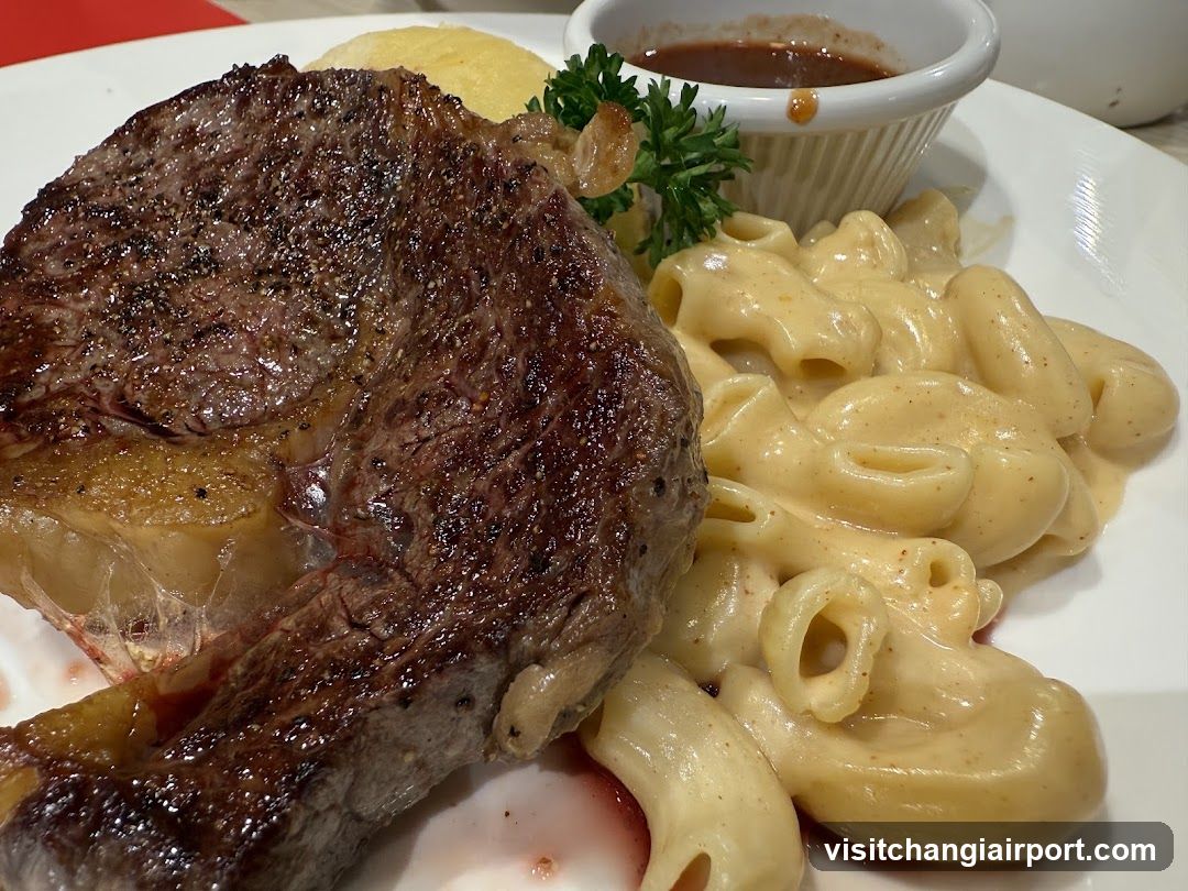 Steak and Macaroni Dish