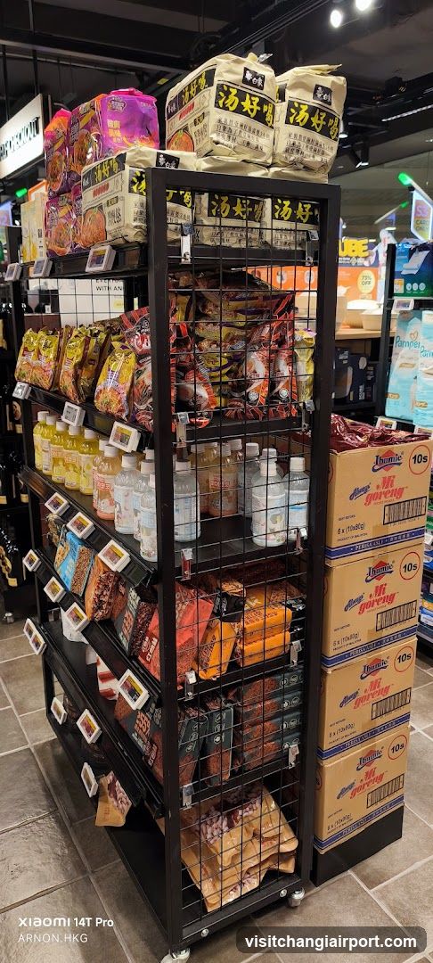 Aisle display in a convenience store