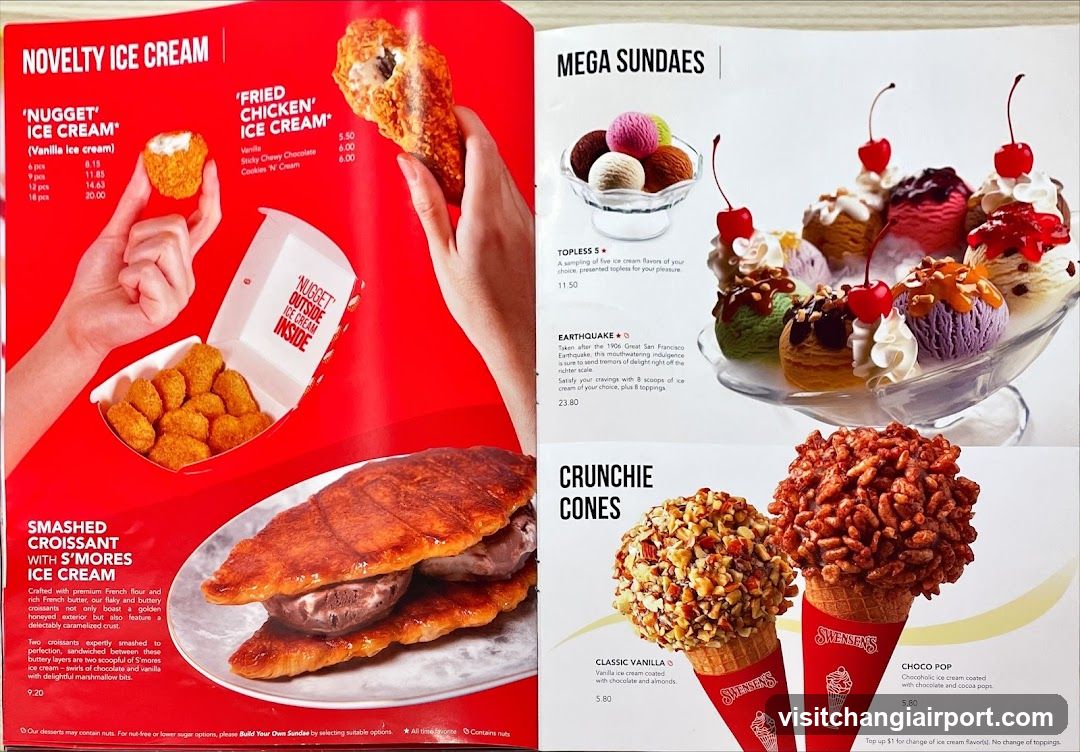 McDonald's Menu Spread