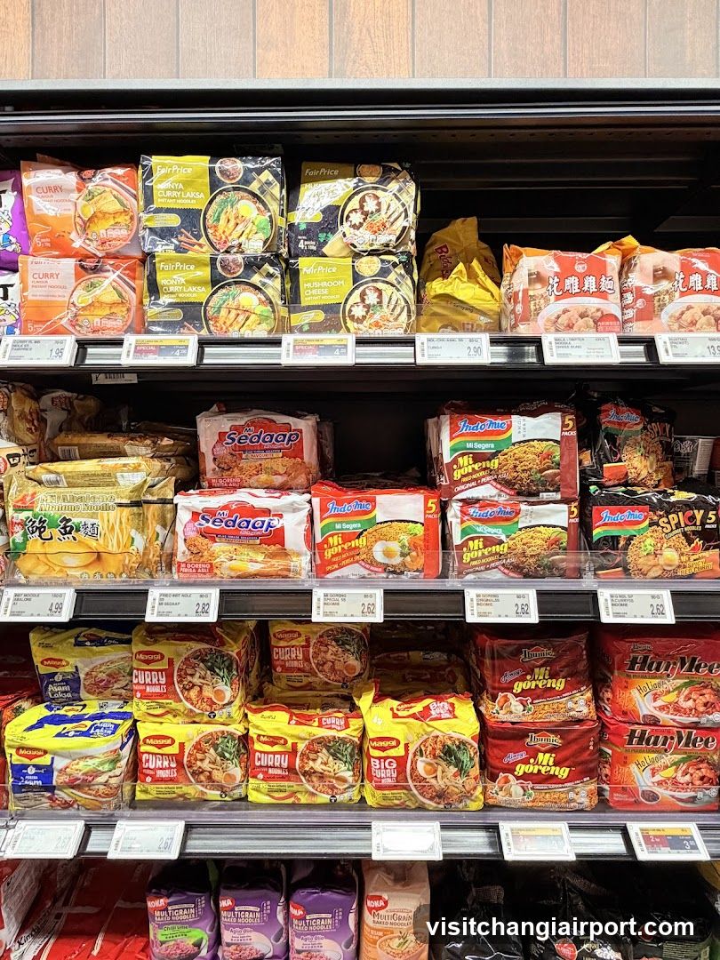 Instant Noodle Shelf Display