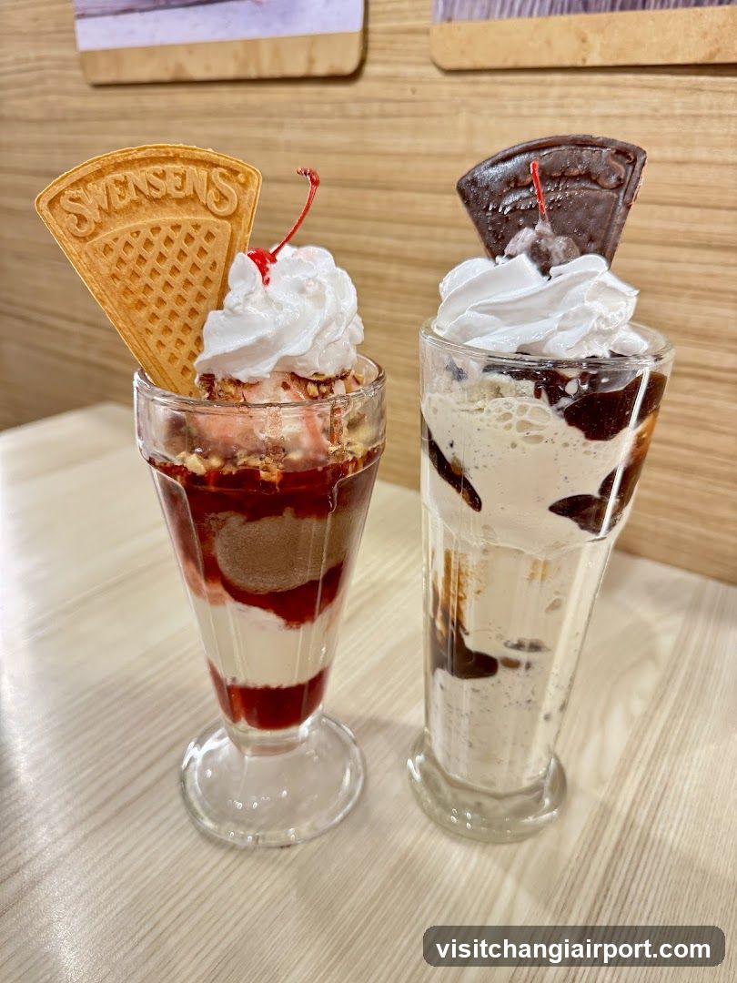 Dessert Drinks with Whipped Cream and Wafers