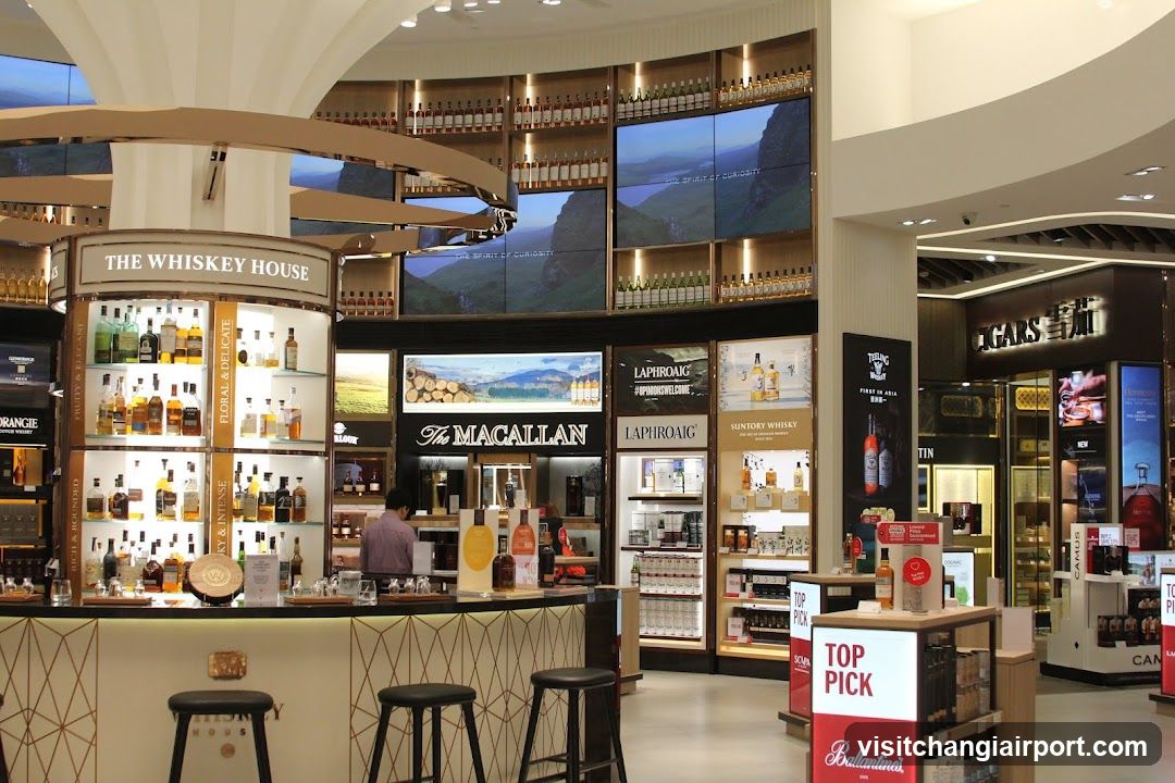Whiskey House Interior Display
