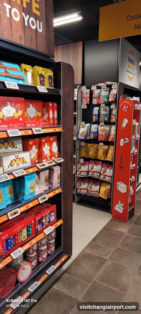 Grocery Store Interior Aisle