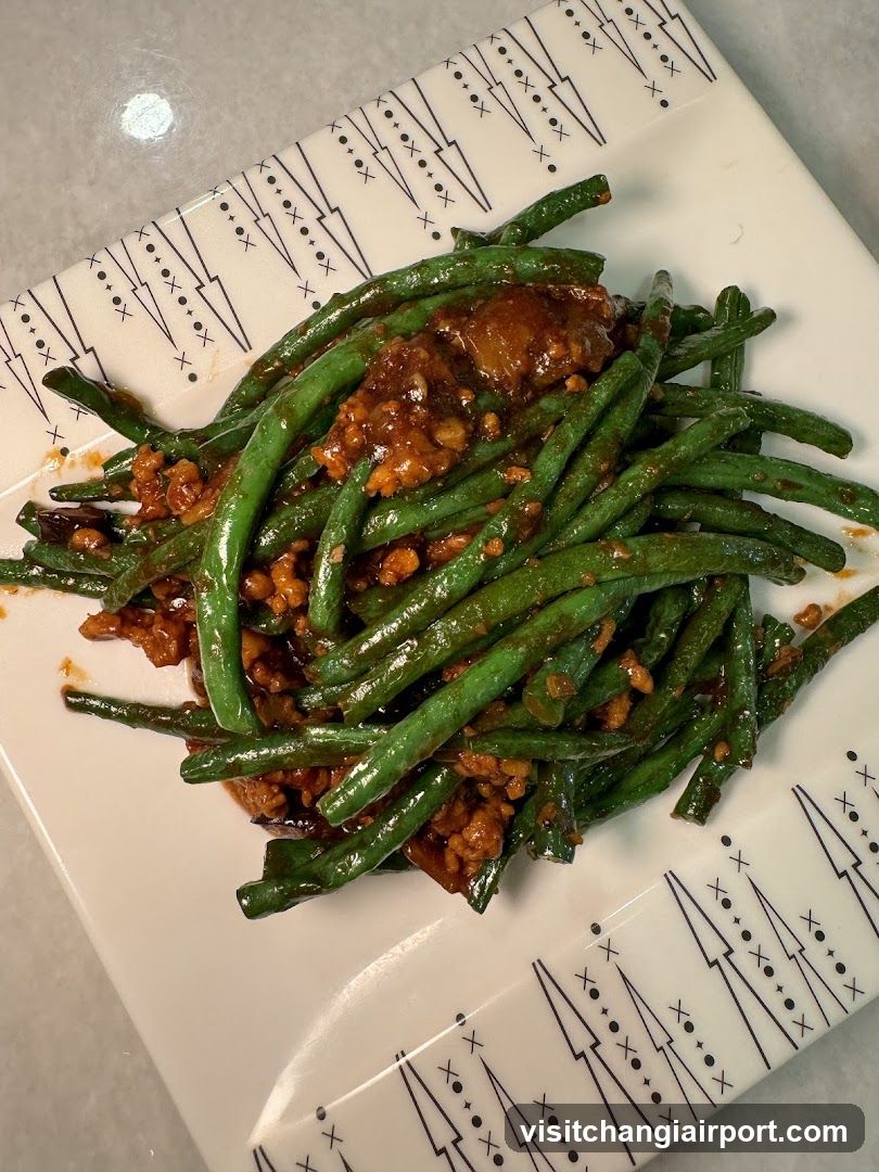 Stir-fried Green Beans with Minced Meat