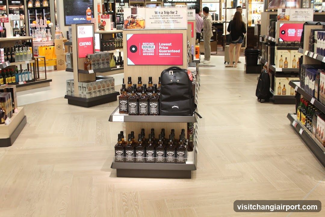 Alcohol Store Interior Display