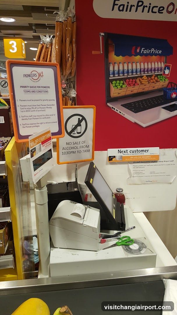 Checkout Counter at FairPrice