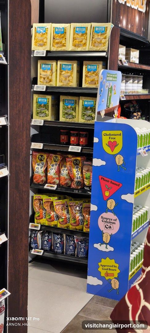 Grocery Store Interior Aisle