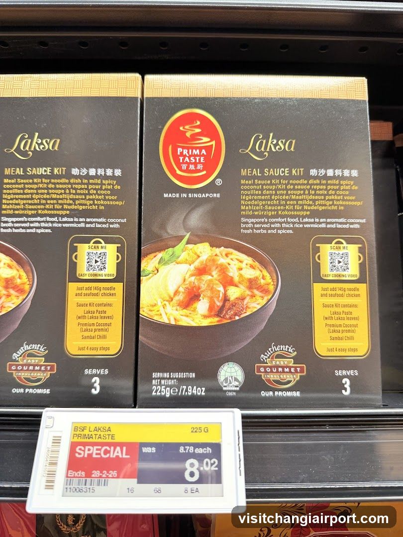 Laksa Meal Sauce Kit Display