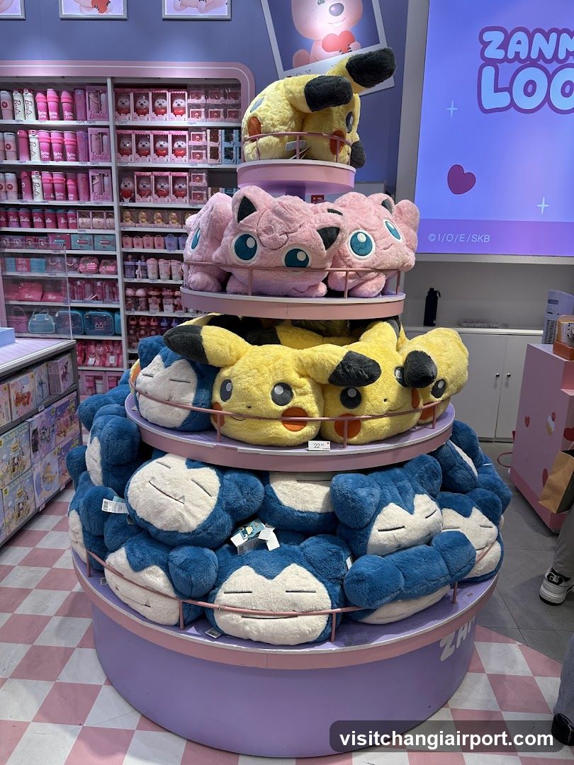 Pokemon plush display