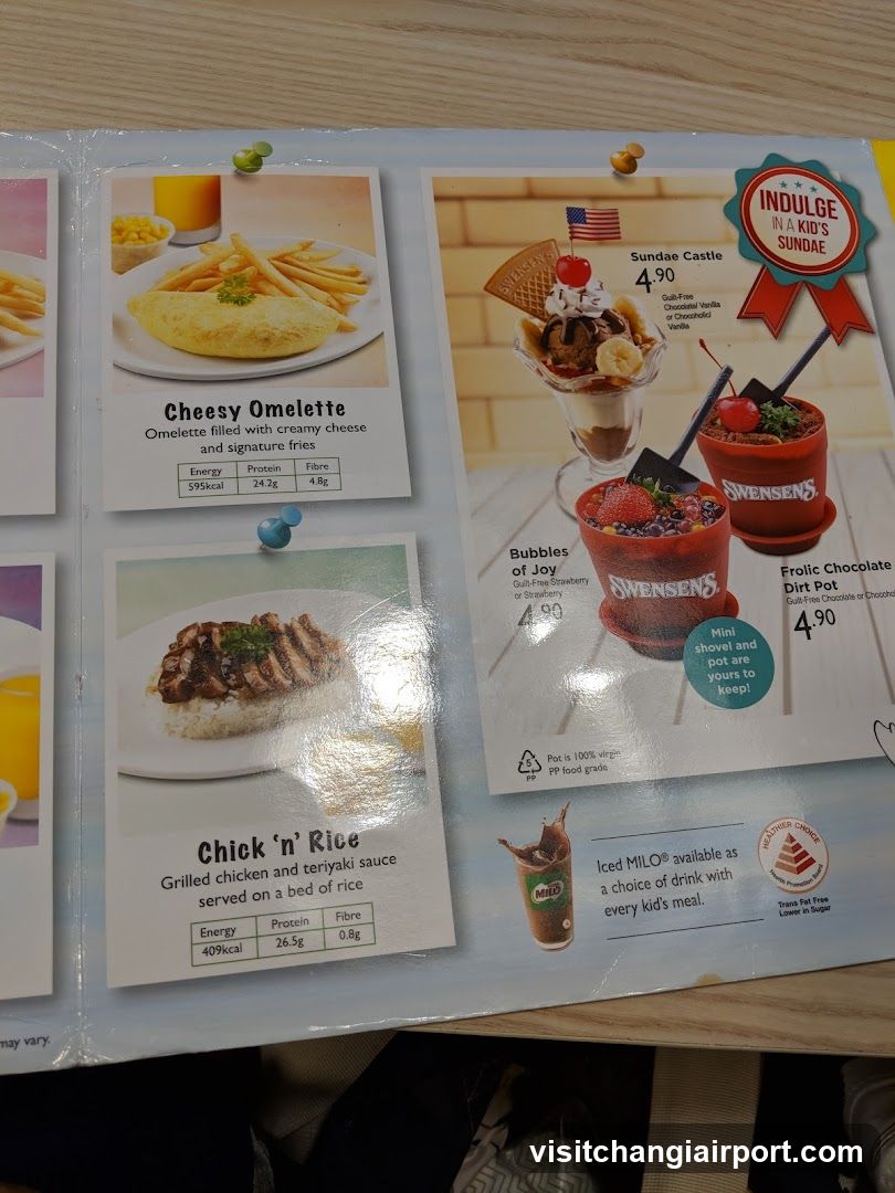 Swensen's Menu Board