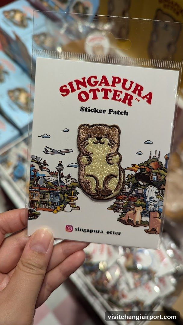 Singapura Otter Sticker Patch