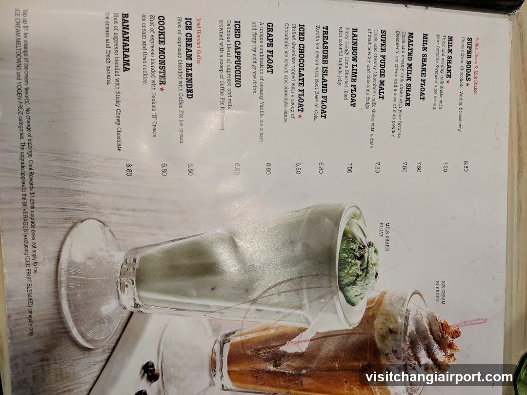 Coffee and Dessert Menu