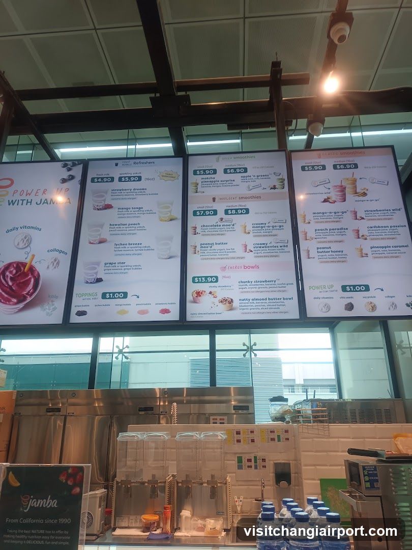 Jamba Box Menu Board