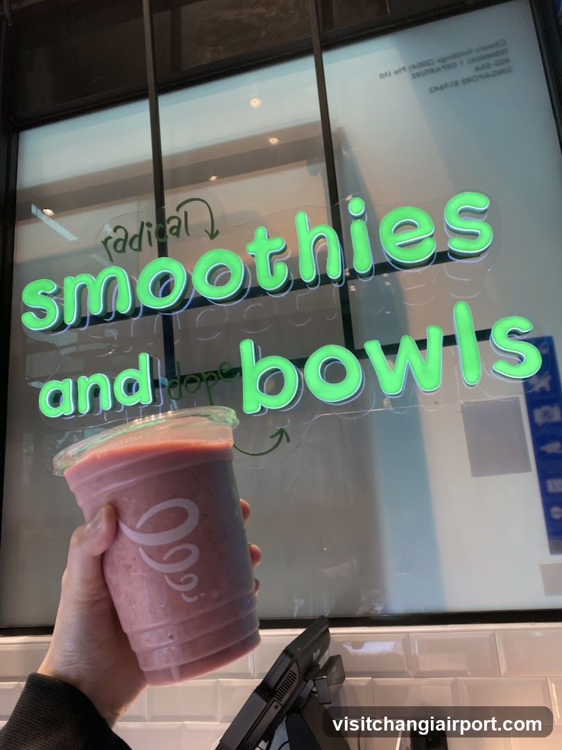 Smoothie and Bowl Shop Interior