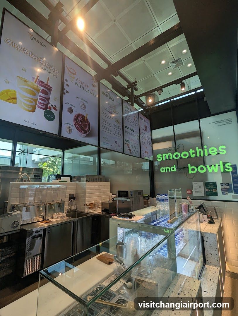 Smoothies and Bowls Shop Interior