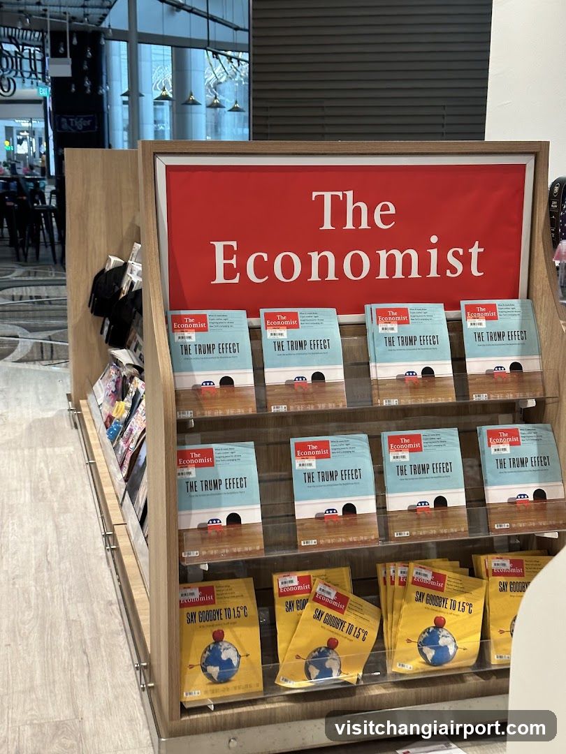 The Economist Magazine Display