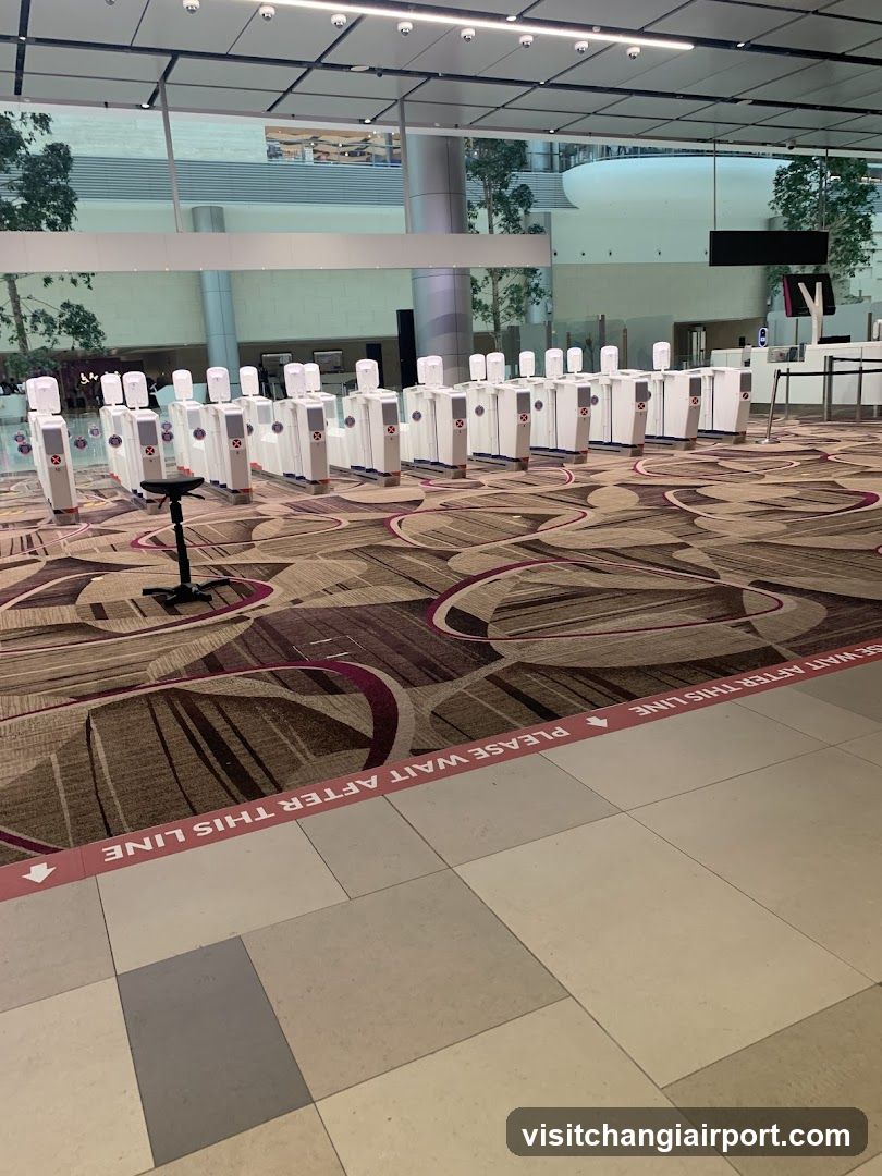 Airport Security Checkpoint Area