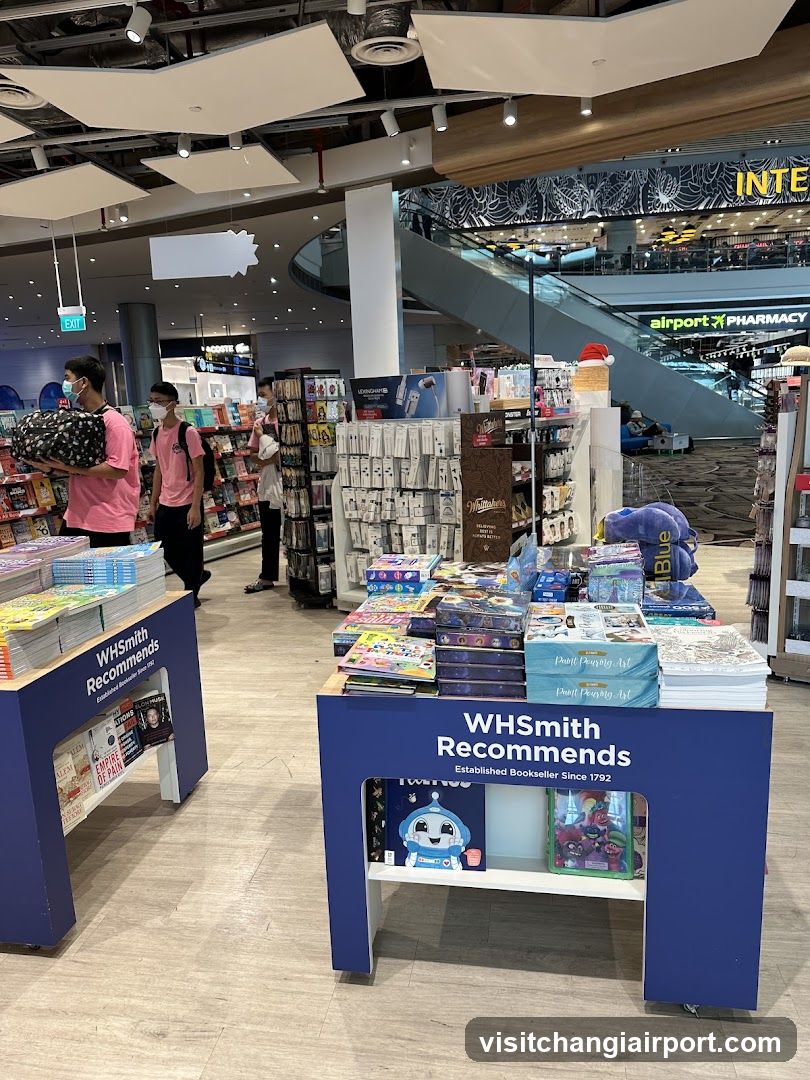 WHSmith Bookstore Interior