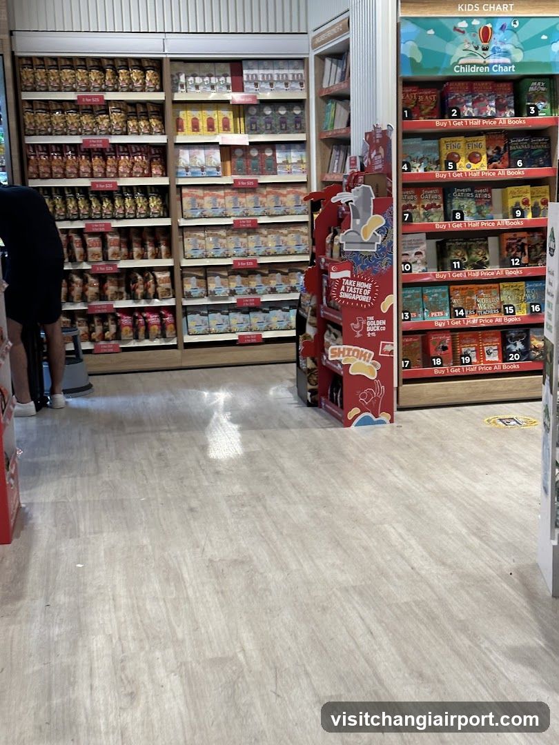 Grocery Store Interior Aisle