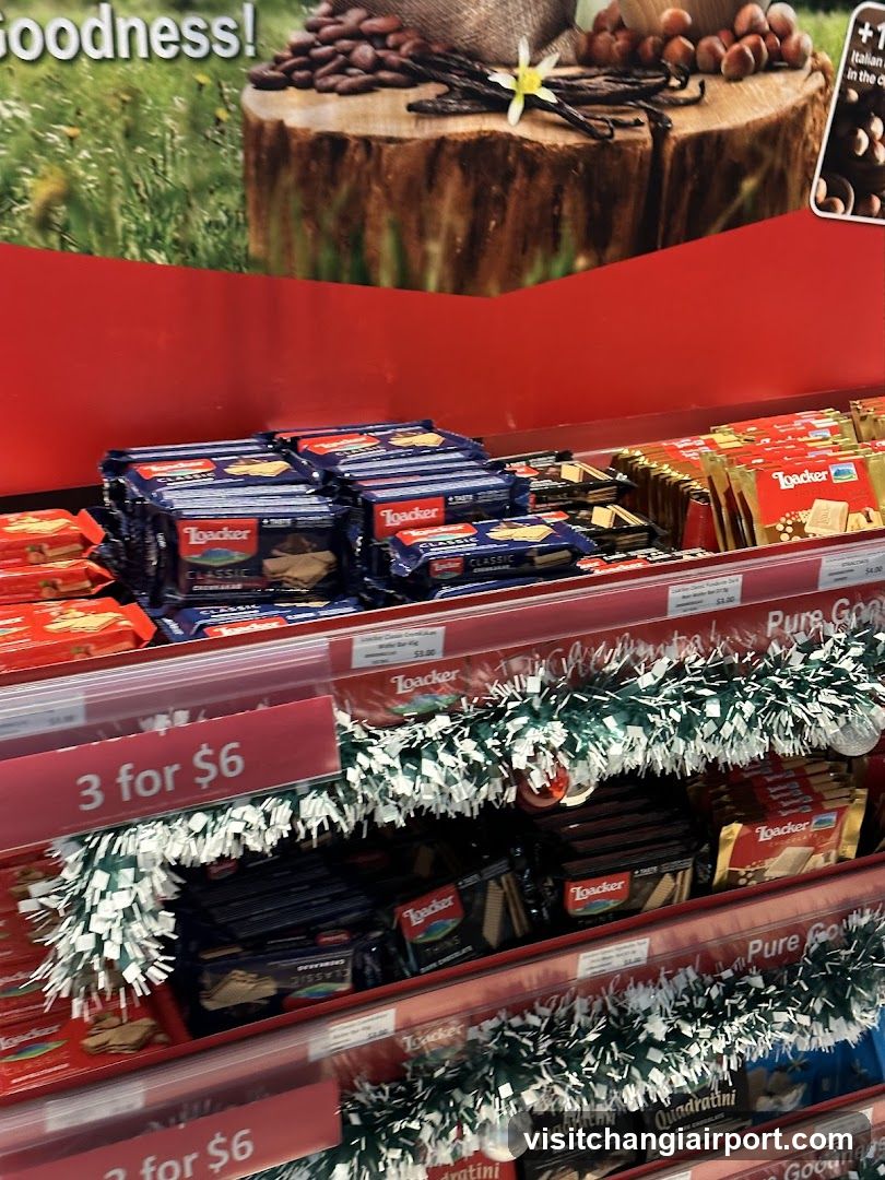 Loacker Chocolate Display Shelf